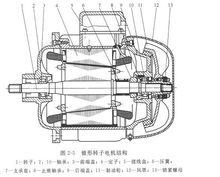 電機結(jié)構(gòu)示意圖